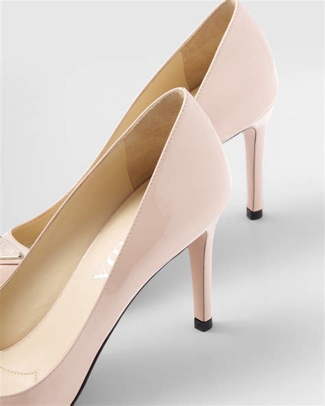 Powder Pink Patent Leather Pumps 